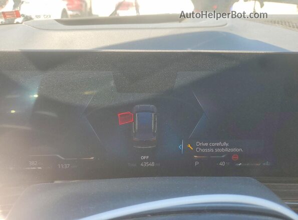 5UX23EU05S9W72060 2025 BMW X5 Green Vista del cuadro de instrumentos