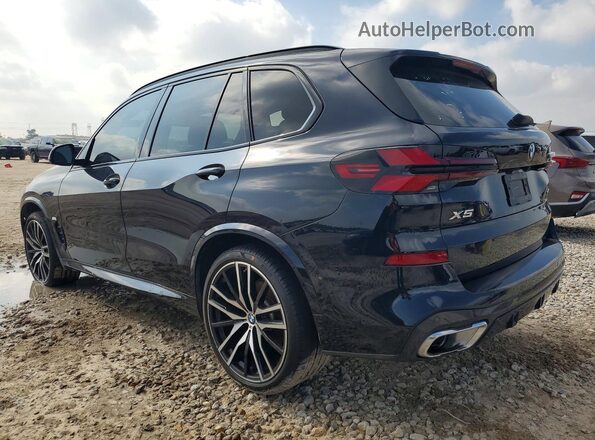5UX23EU07R9W14123 2024 BMW X5 Blue Rear left