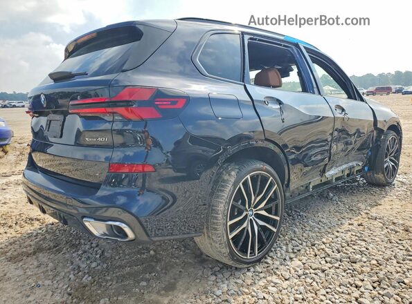 5UX23EU07R9W14123 2024 BMW X5 Blue Rear right