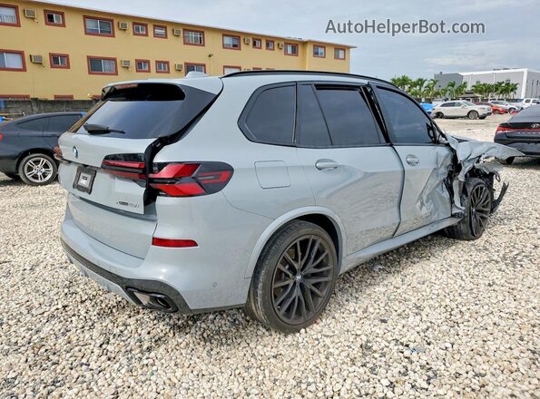 5UX23EU07S9X98498 2025 BMW X5 Серый Задняя правая четверть