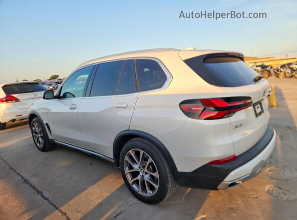 5UX23EU07S9Y99962 2025 BMW X5 White Задня ліва чверть
