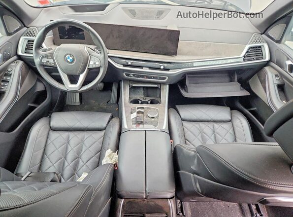 5UX23EU08R9U70419 2024 BMW X5 Charcoal წინა პანელის ხედი