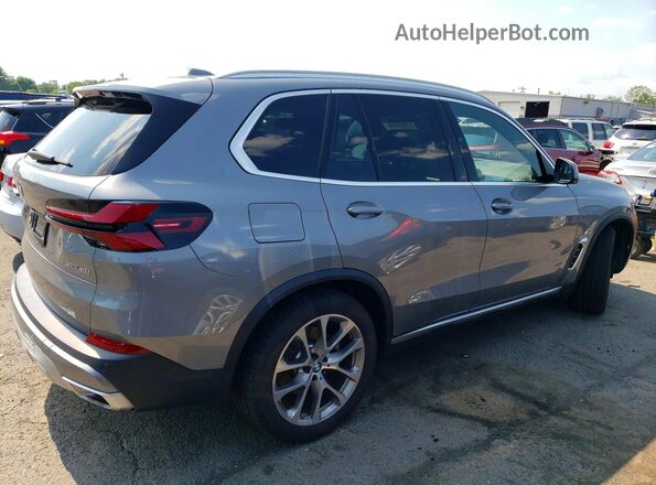 5UX23EU08S9Z88892 2025 BMW X5 Gray Задня права чверть