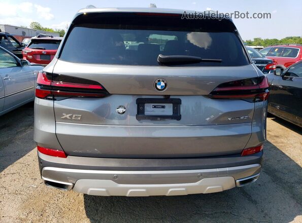 5UX23EU08S9Z88892 2025 BMW X5 Gray Вид ззаду