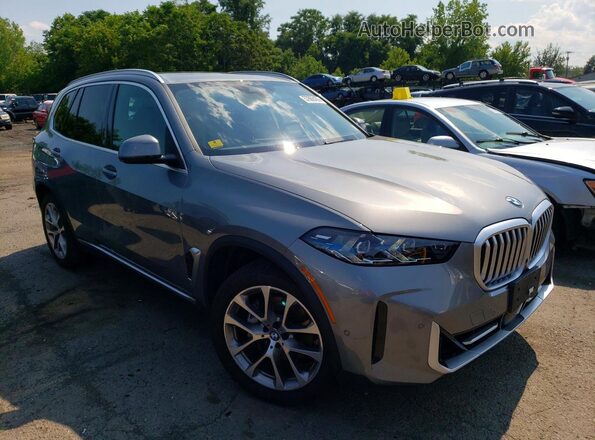 5UX23EU08S9Z88892 2025 BMW X5 Gray Передня права чверть