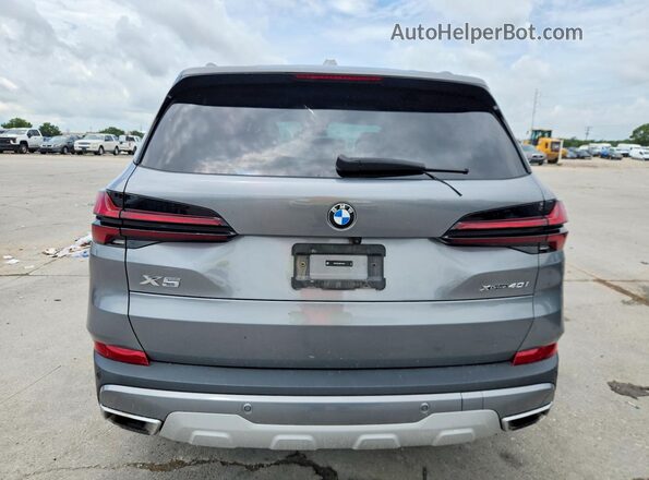 5UX23EU09R9T53075 2024 BMW X5 Серый Вид сзади
