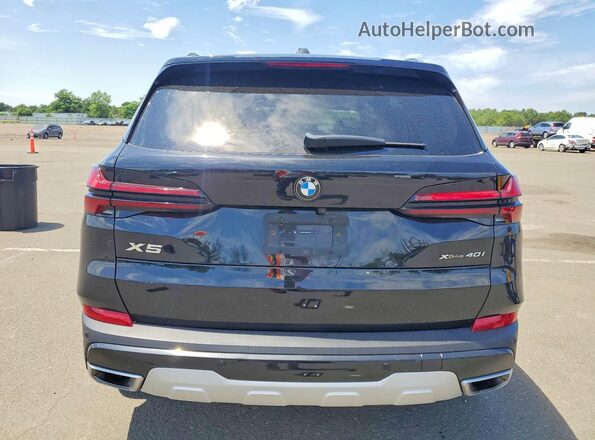 5UX23EU09R9V08644 2024 BMW X5 Black Rear view