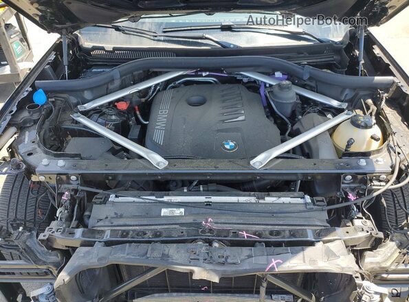 5UX23EU09R9V08644 2024 BMW X5 Black Engine compartment view