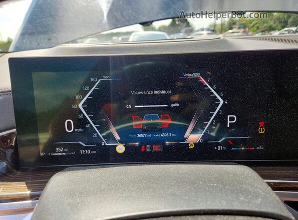 5UX23EU09S9Y87702 2025 BMW X5 Black Widok zestawu wskaźników