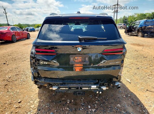 5UX23EU09S9Y87702 2025 BMW X5 Black Widok z tyłu