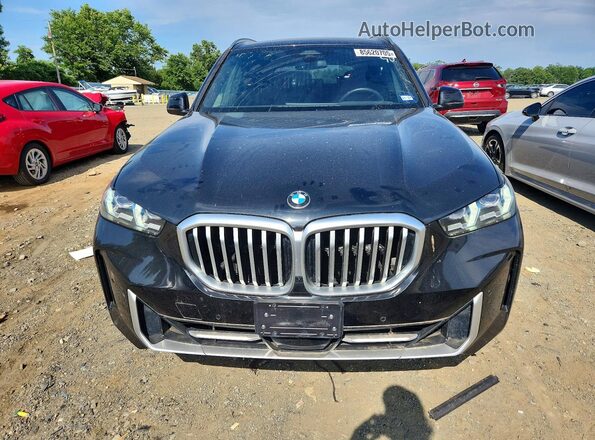5UX23EU09S9Z50751 2025 BMW X5 Black Widok z przodu