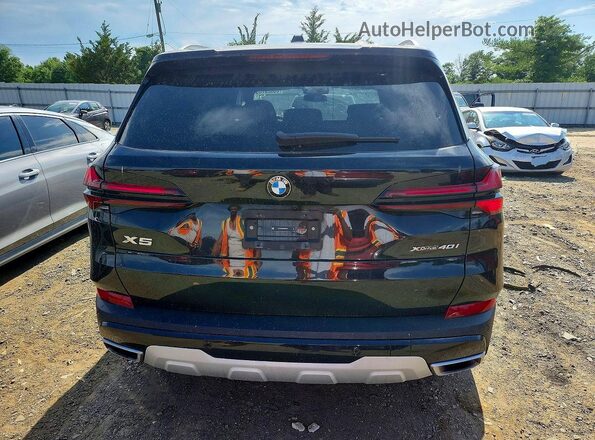 5UX23EU09S9Z50751 2025 BMW X5 Black Widok z tyłu