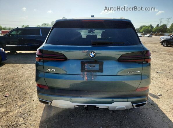 5UX23EU0XR9V47890 2024 BMW X5 Blue Rear view