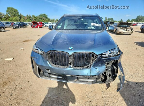 5UX23EU0XR9V47890 2024 BMW X5 Blue Front view