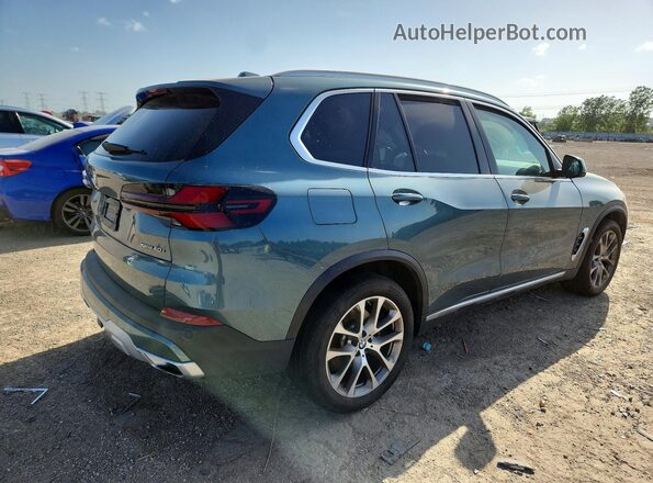 5UX23EU0XR9V47890 2024 BMW X5 Blue Rear right