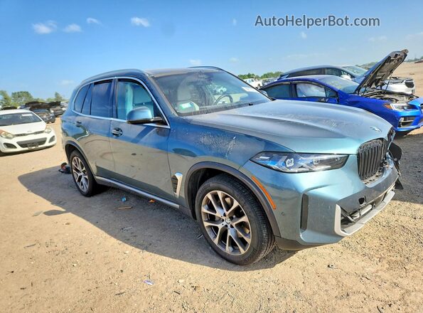 5UX23EU0XR9V47890 2024 BMW X5 Blue Front right