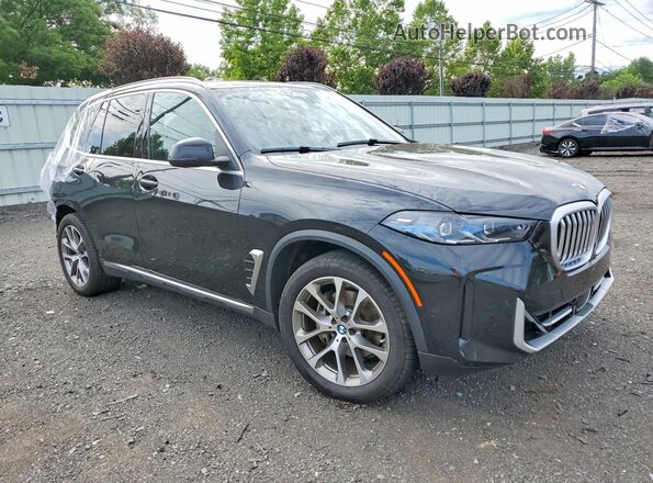 5UX23EU0XR9W06520 2024 BMW X5 Black Front right