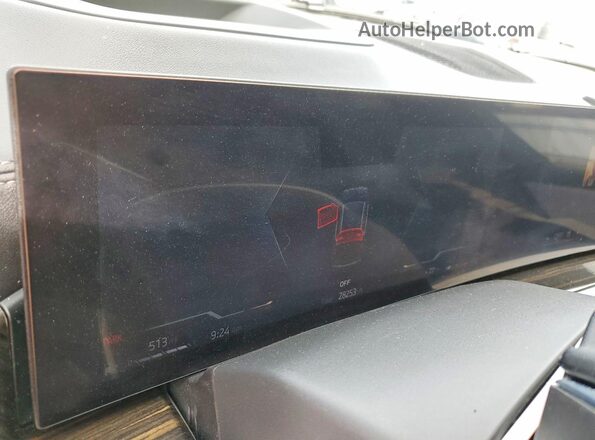 5UX23EU0XR9W06520 2024 BMW X5 Black Instrument cluster view