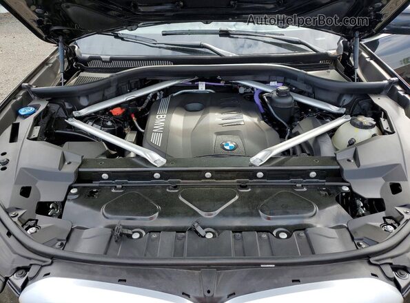 5UX23EU0XR9W06520 2024 BMW X5 Black Rear interior view