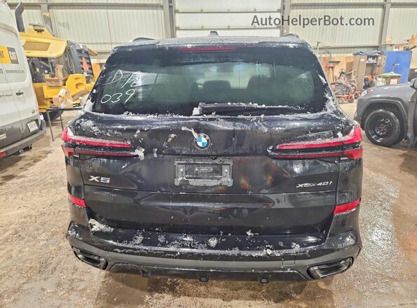 5UX23EU0XT9031472 2026 BMW X5 Black Вид ззаду