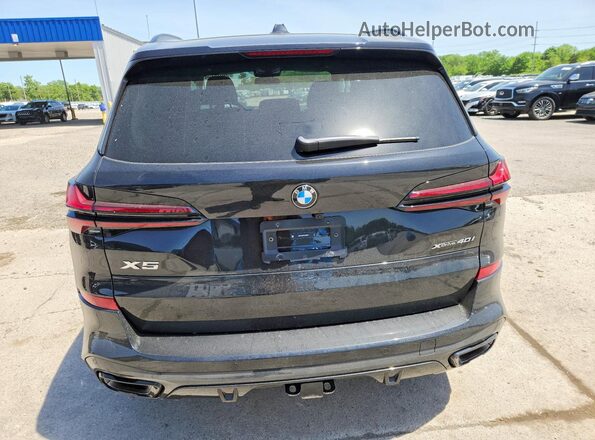 5UX23EU0XT9286669 2026 BMW X5 Black Rear view