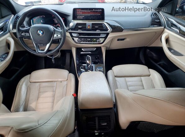 5UX2V1C05L9B46276 2020 BMW X4 Серый Вид панели приборов
