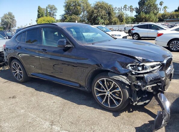5UX2V1C07LLE67576 2020 BMW X4 Black Передня права чверть