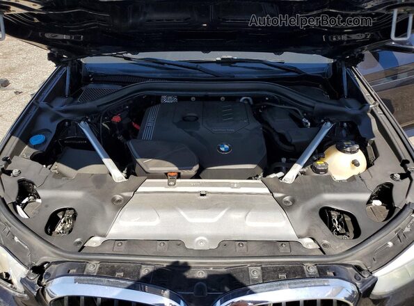 5UX2V1C07LLE67576 2020 BMW X4 Black Вид підкапотного простору