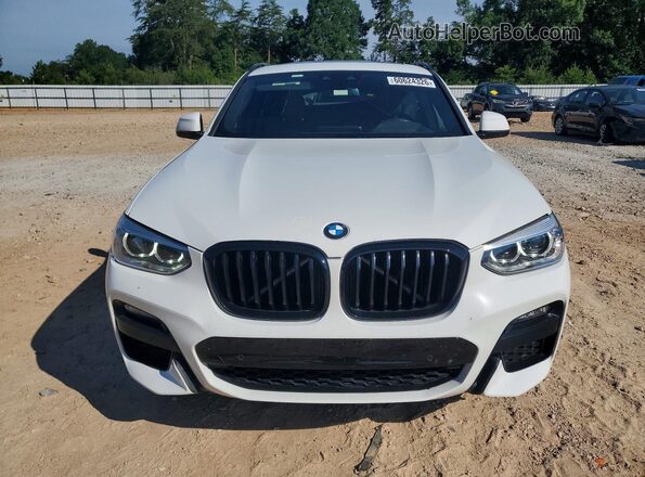 5UX2V1C08M9H97399 2021 BMW X4 White Front view