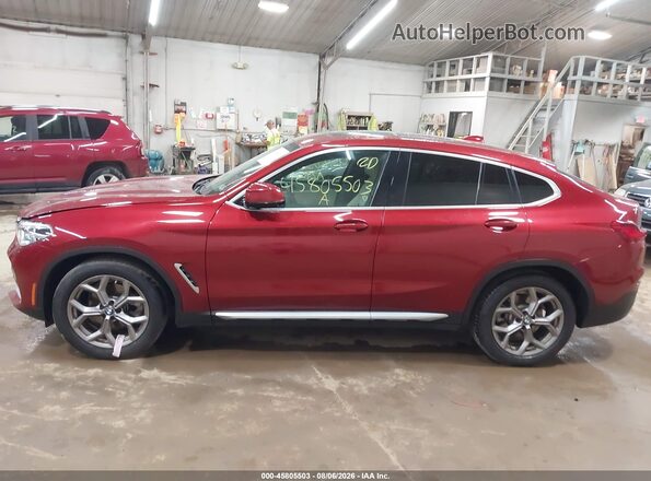 5UX2V1C09M9F04769 2021 BMW X4 Red Панорамний вид салону 360°