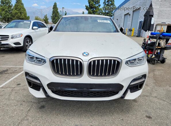 5UX2V5C01L9B12035 2020 BMW X4 Белый Вид спереди