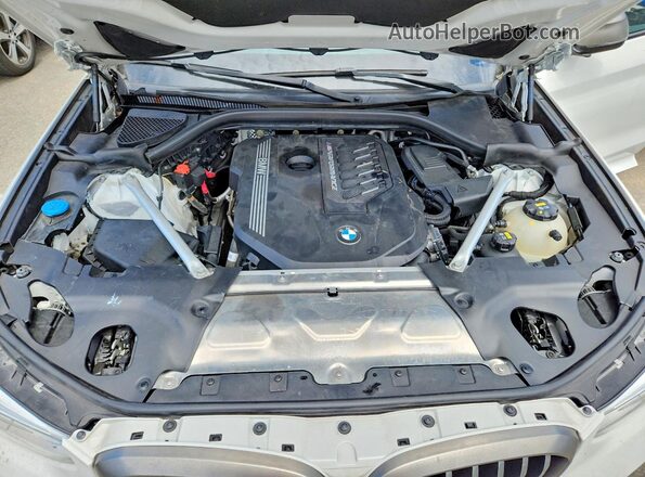 5UX2V5C01L9B12035 2020 BMW X4 Белый Вид подкапотного пространства