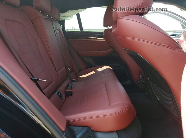 5UX2V5C01M9E81267 2021 BMW X4 Blue Вид задньої частини салону