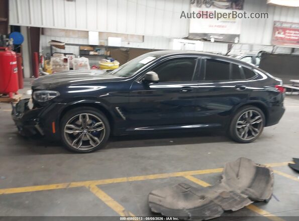 5UX2V5C02LLE69646 2020 BMW X4 Black Սալոնի 360 աստիճան տեսք