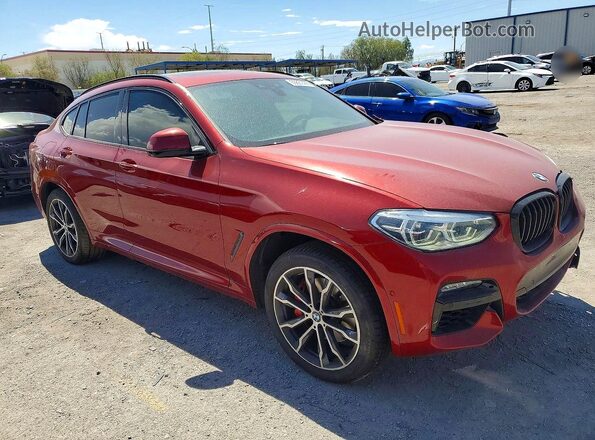 5UX2V5C03M9E83165 2021 BMW X4 Red Delantero derecho