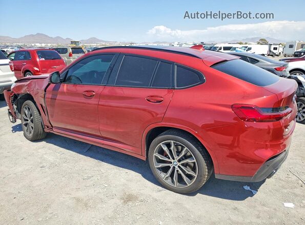 5UX2V5C03M9E83165 2021 BMW X4 Red Trasero izquierdo