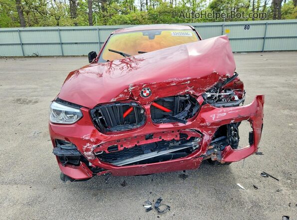 5UX2V5C0XM9F44706 2021 BMW X4 Red Front view