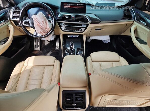 5UX2V5C0XM9F44706 2021 BMW X4 Red Dashboard view