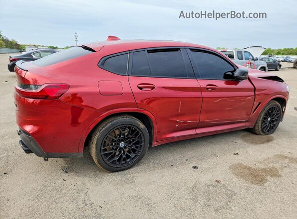 5UX2V5C0XM9F44706 2021 BMW X4 Red Rear right