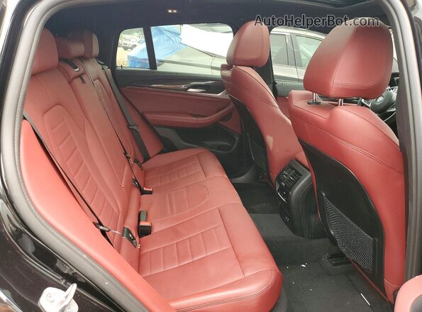 5UX2V5C0XM9H95726 2021 BMW X4 Black Հետևի նստատեղերի տեսք