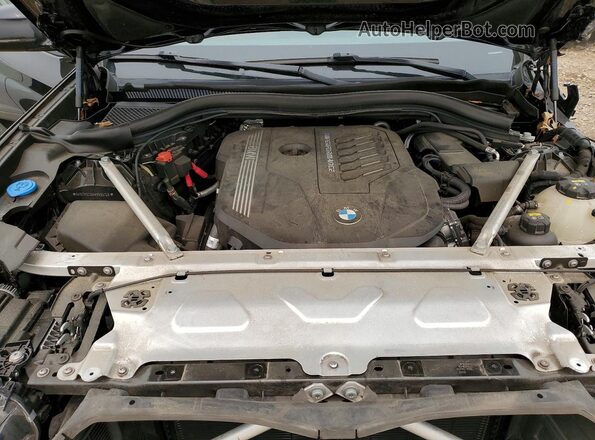 5UX2V5C0XM9H95726 2021 BMW X4 Black Սալոնի հետևի տեսք