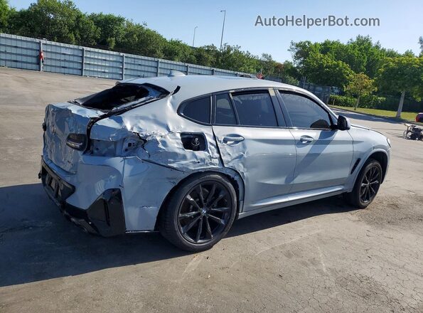 5UX33DT01R9X29946 2024 BMW X4 Gray Задня права чверть