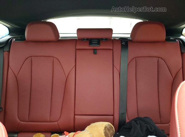 5UX33DT05S9167572 2025 BMW X4 Gray Вид задніх сидінь