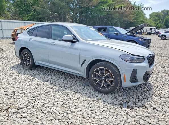 5UX33DT05S9167572 2025 BMW X4 Gray Передня права чверть