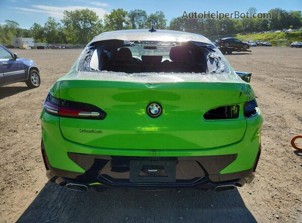 5UX33DT06N9M07331 2022 BMW X4 Green Widok tylnych siedzeń