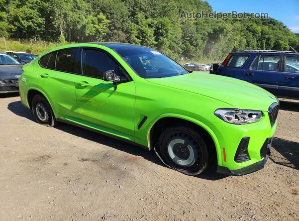 5UX33DT06N9M07331 2022 BMW X4 Green Widok wnętrza z przodu