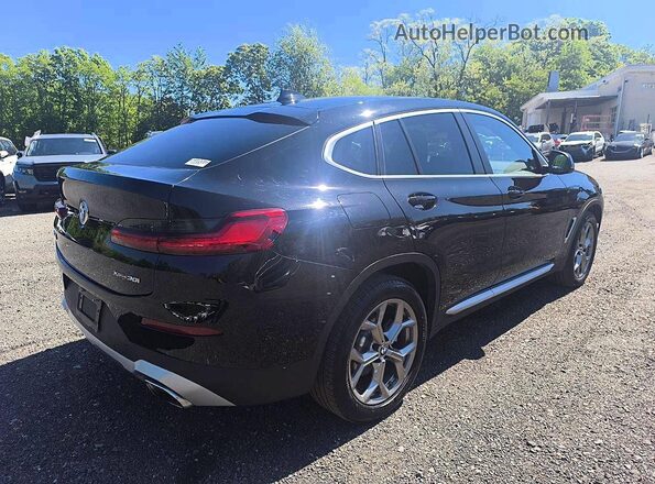 5UX33DT06S9Y71702 2025 BMW X4 Black Przód prawy