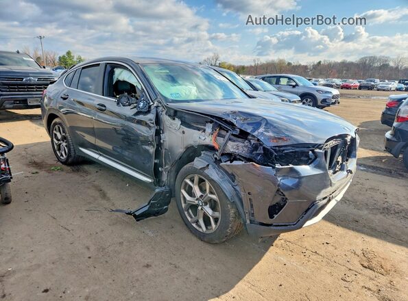 5UX33DT0XN9M46763 2022 BMW X4 Charcoal Առջևի աջ