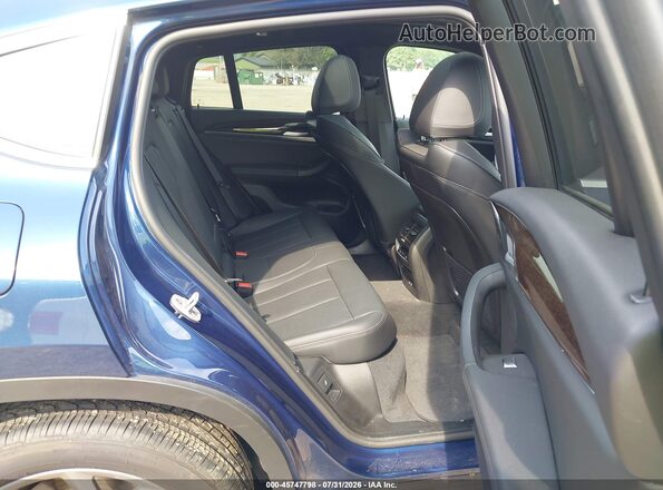 5UX33DT0XS9Y54269 2025 BMW X4 Blue Вид наклейки з VIN-кодом