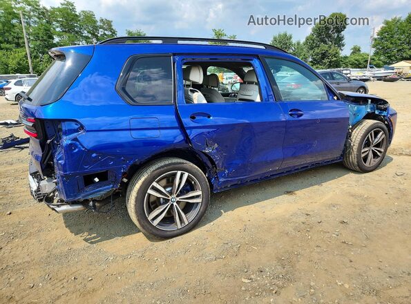 5UX33EM04S9W53049 2025 BMW X7 Blue Задня права чверть